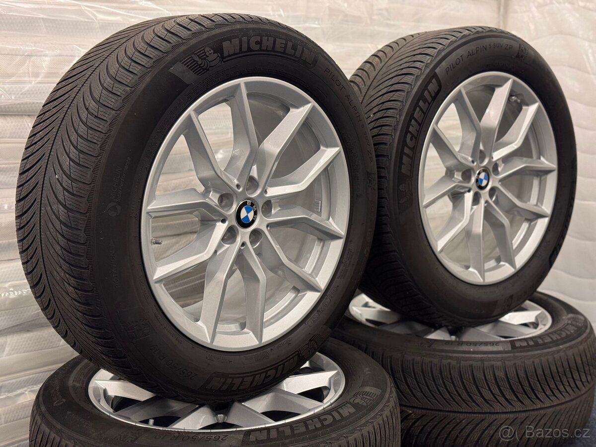 265/50 R19 zimní, originální kola BMW G05 G06 X5 - 2