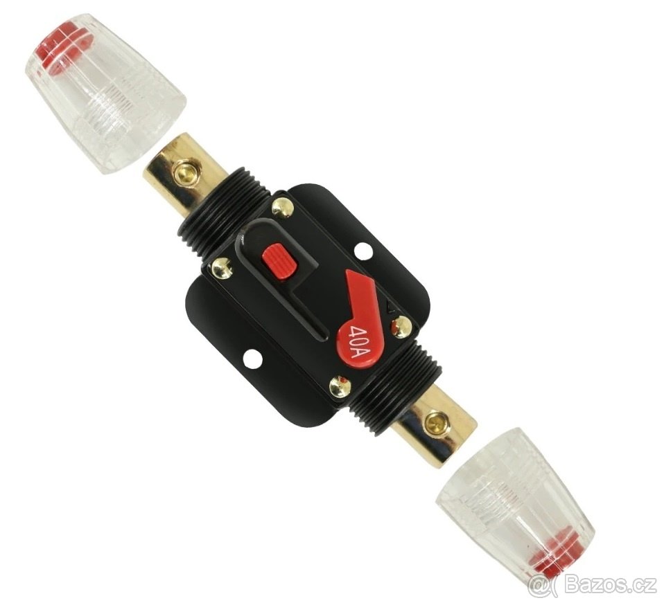 Vypínatelný jistič 20A,30A ... až 300A stejnosm. pro 12V,24V - 2