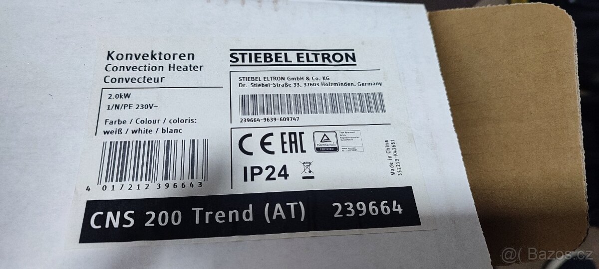 Konvektor topení - nikdy nepoužitý - 2