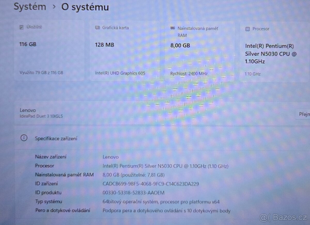 Lenovo IdeaPad Duet 3 10IGL5 Graphite Grey 2v1 - 2