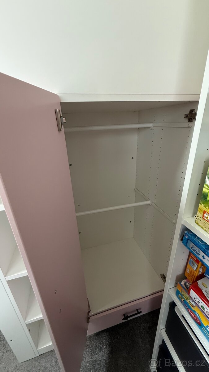 Patrová postel SMASTAD s psacím stolem - 2