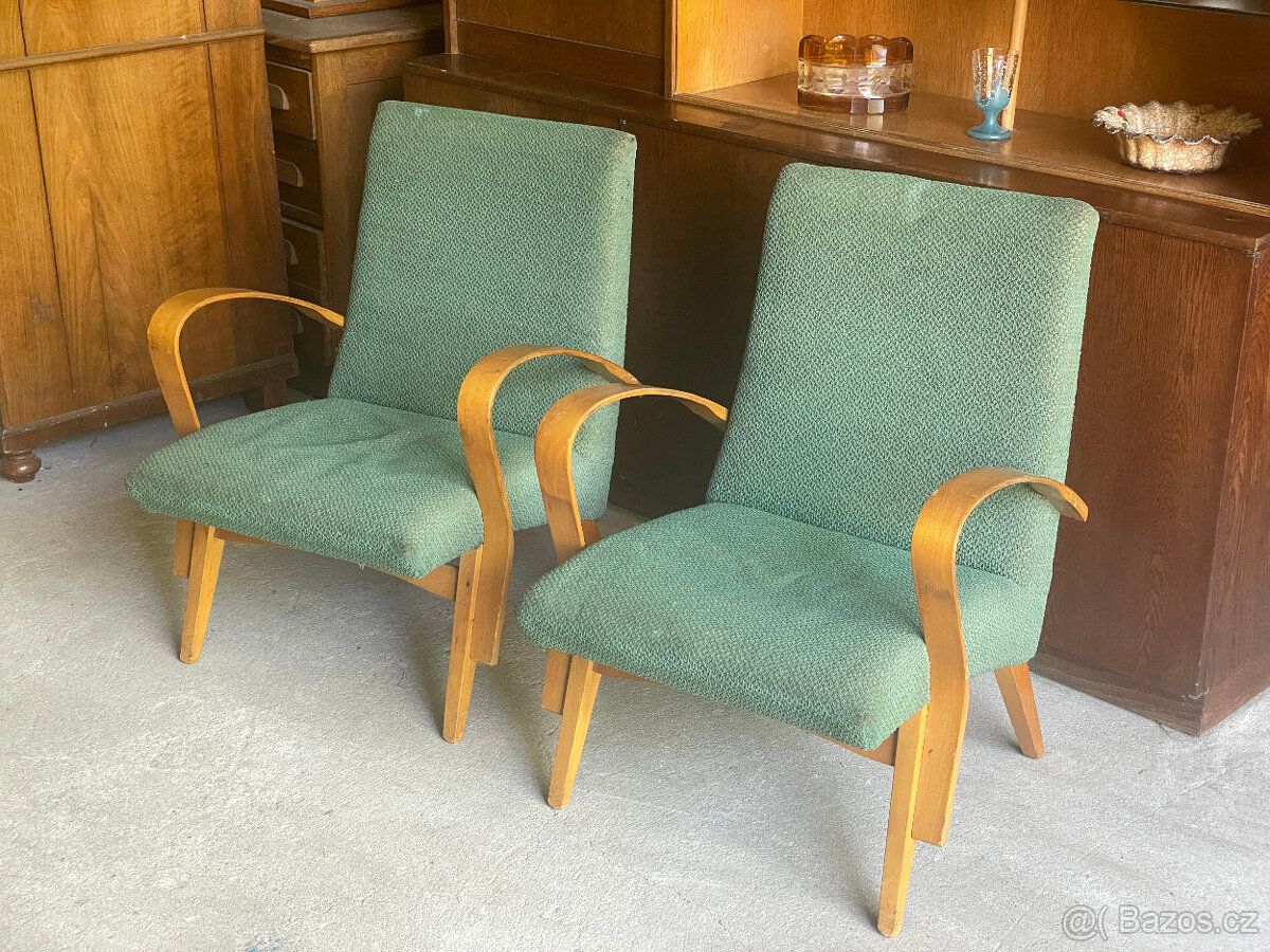 RETRO křesílka / křesílko / viněta 1967 / cena za pár - 2