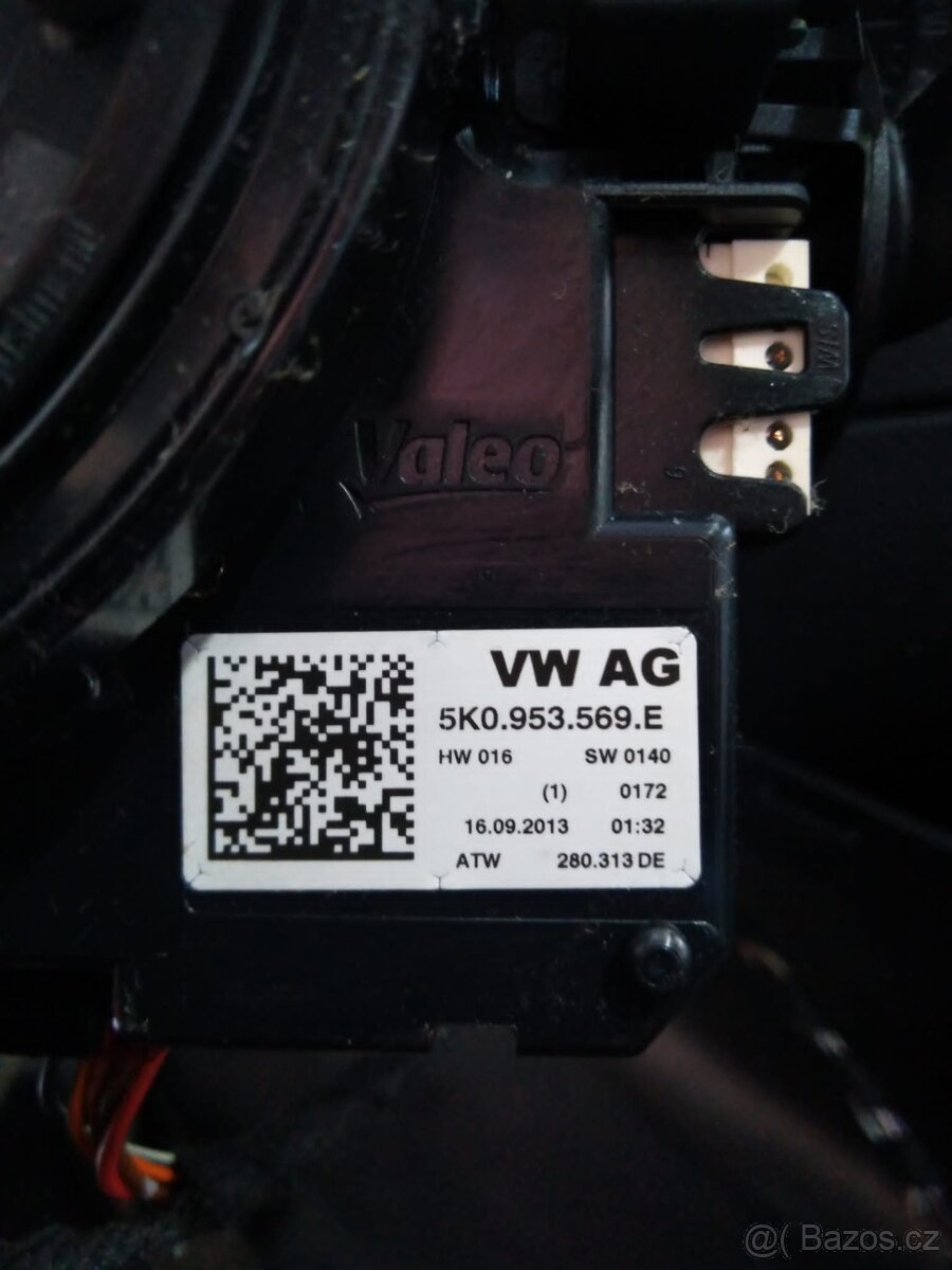 Oprava 5k0 953 569, 5Q0 953 569, podvolantový kroužek - 2