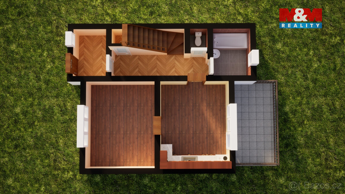 Prodej rodinného domu, 3+1, Šluknov, ul. K. H. Máchy - 2