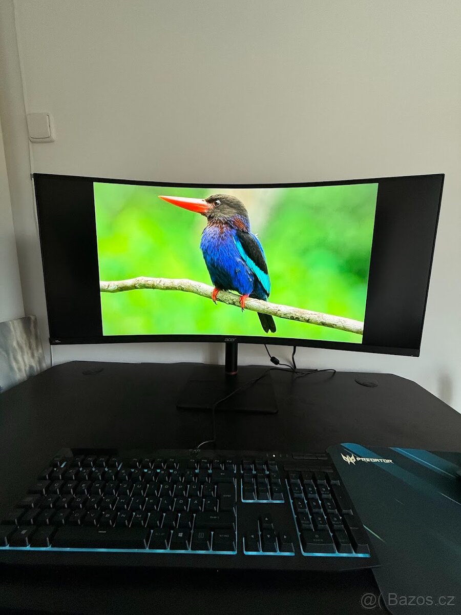 Herní špička: Acer Nitro 34" (XV345CURV), Jako nový, záruka - 2