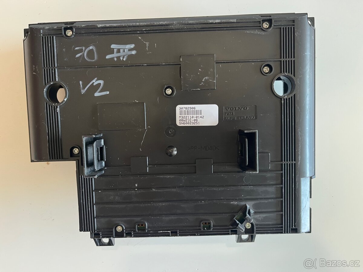Panel ovládání topení a klima V70 P3 - 2
