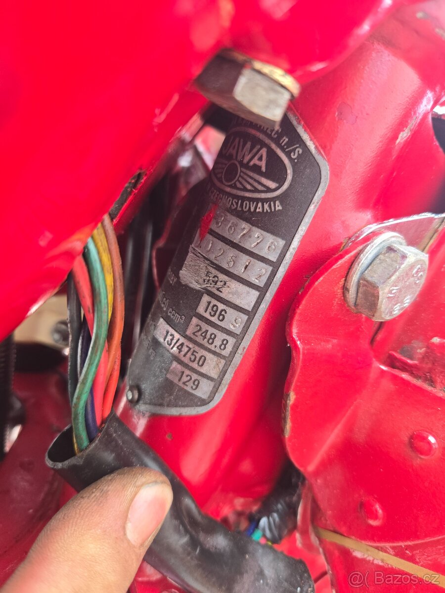 Prodám Jawa 250/panelka -592 - 2