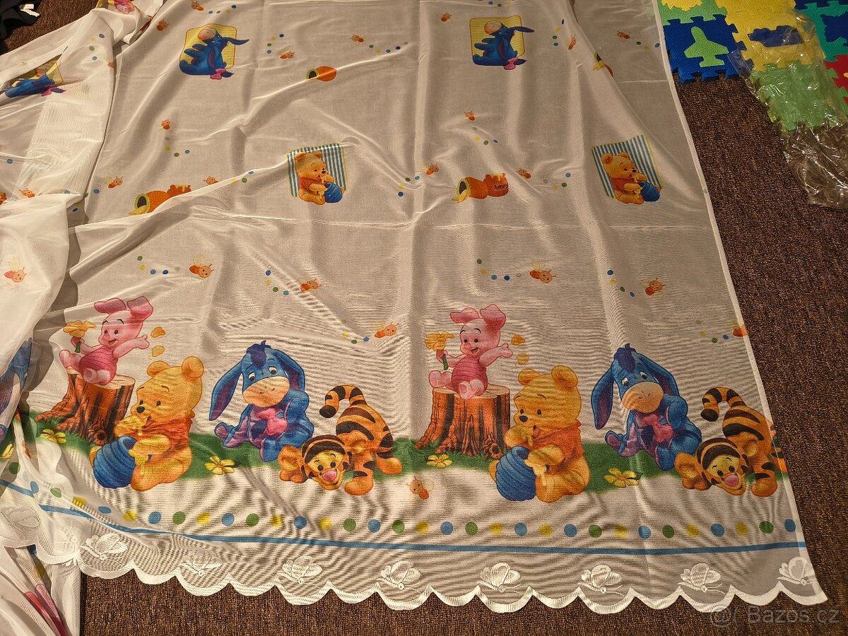 Záclona dětská - Medvidek Pú - 2