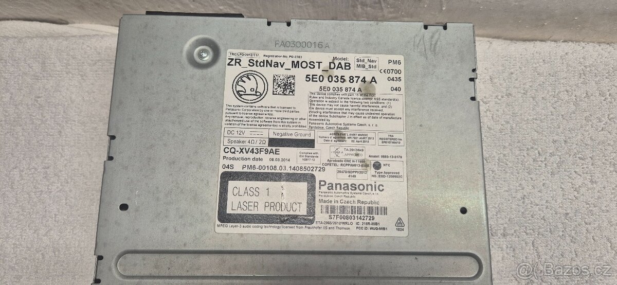 Navigace Škoda AMUNSEN - 2