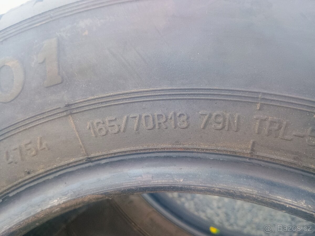 165/70-13 letní pneu 2kusy - 2