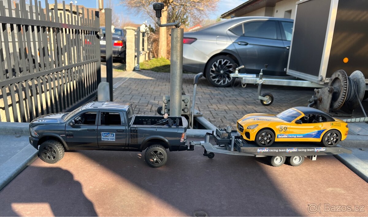 Dodge RAM + přívěs + závoďák - 2