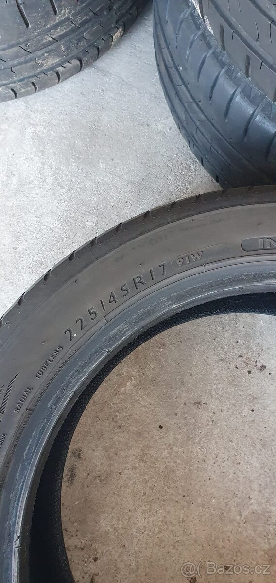 225/45/r 17 - Dunlop 4 ks letní pneu - 2