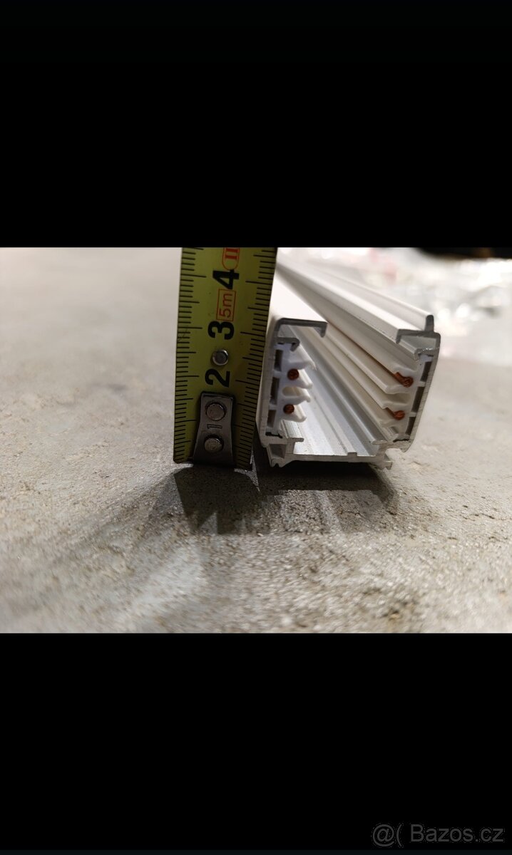 5 ks napájecí hliníková lišta 220V - 2