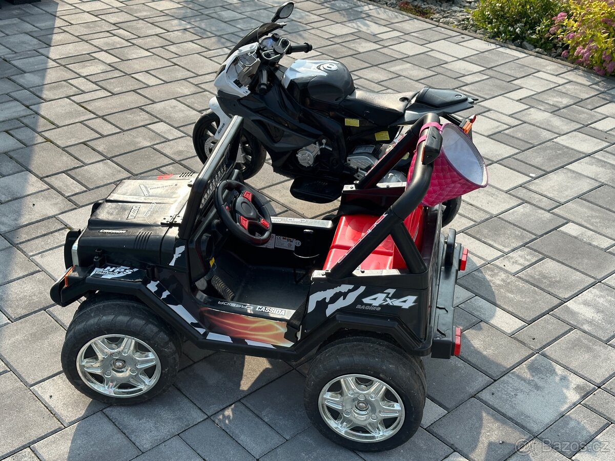 Akumulátorové autíčko HECHT 56185 a BMW S1000RR - 2