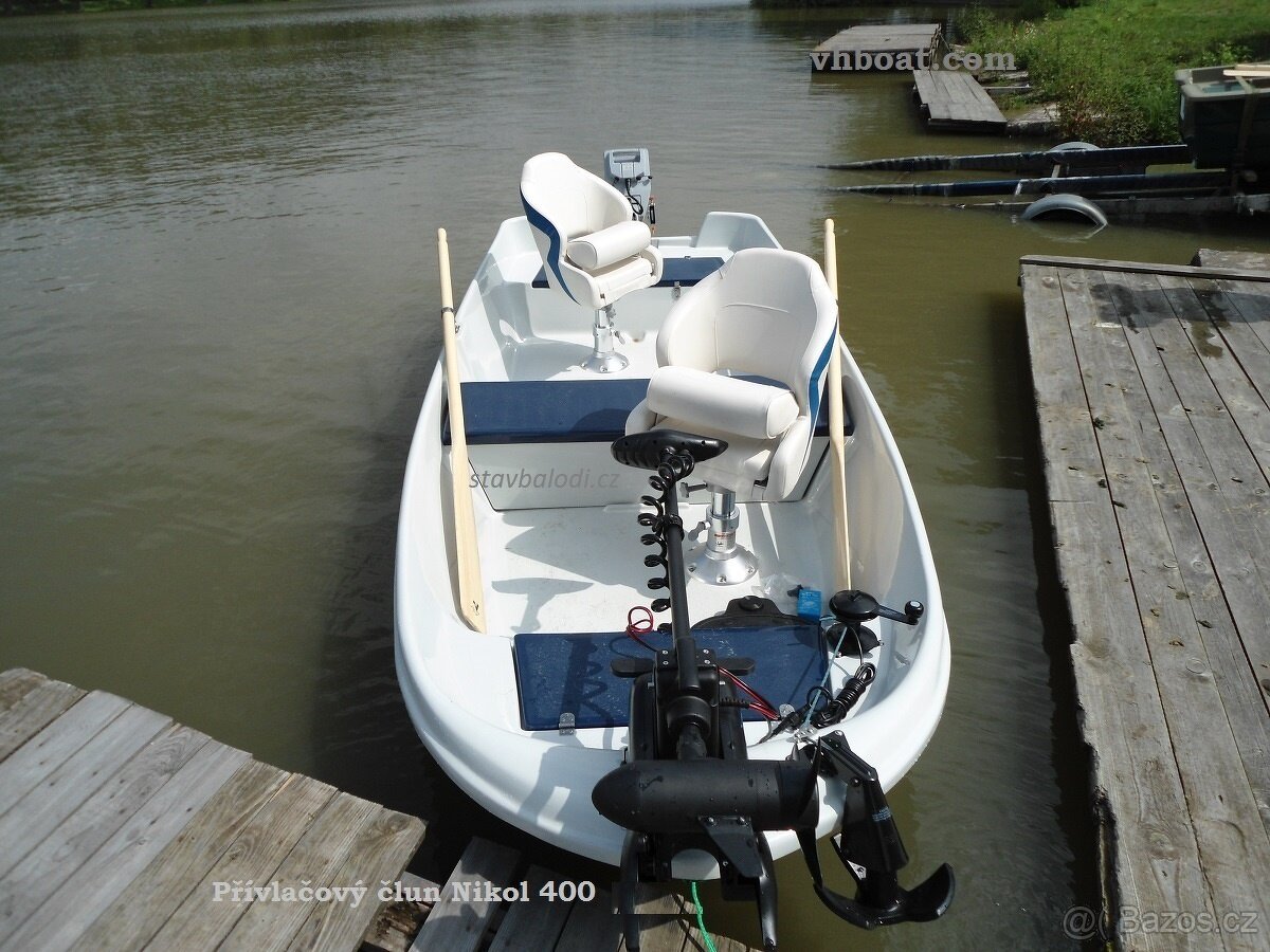 Přívlačový, rybářský člun, pramice, loď Nikol 400 - 2