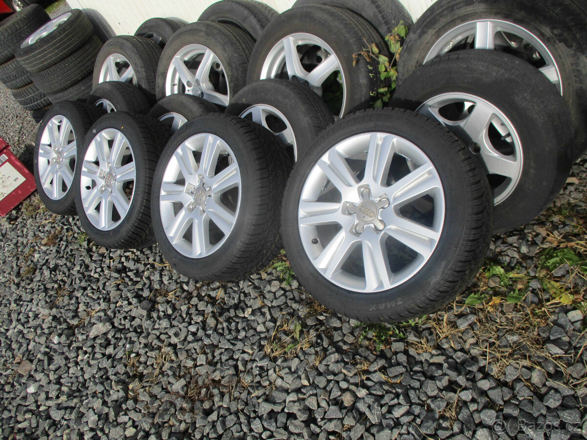 AUDI ALU kola 7,5x17ET45 s pneu 235/45 R17 97H XL - 2