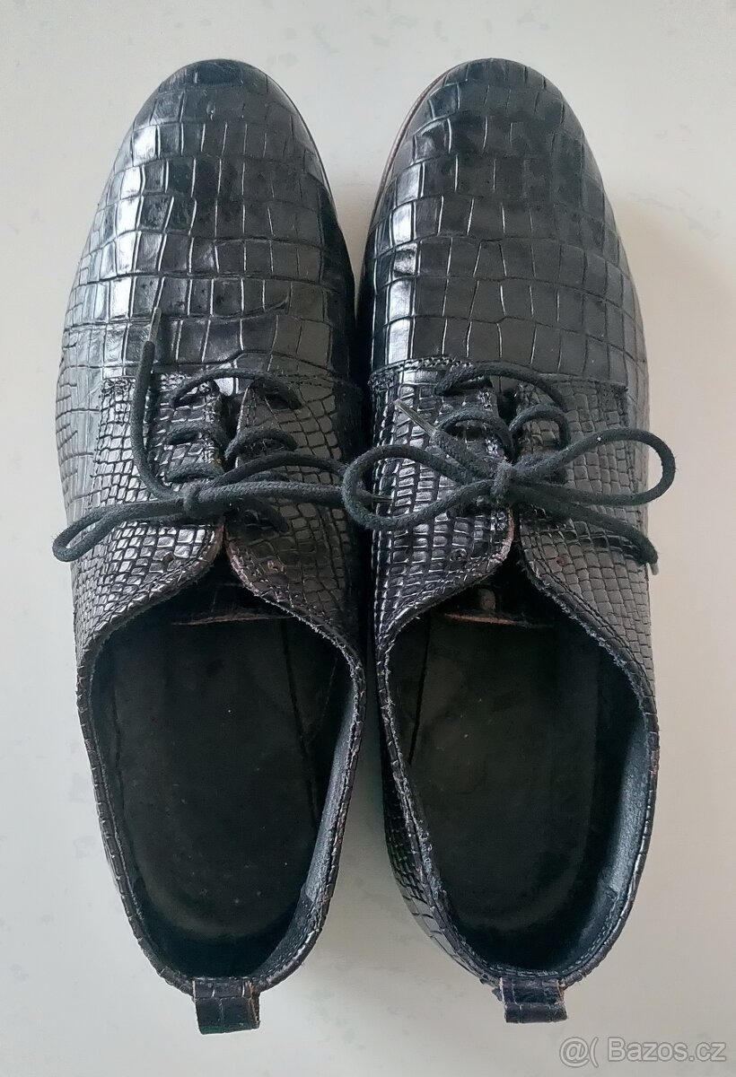 moc hezké kožené polobotky Walking 39 - 2