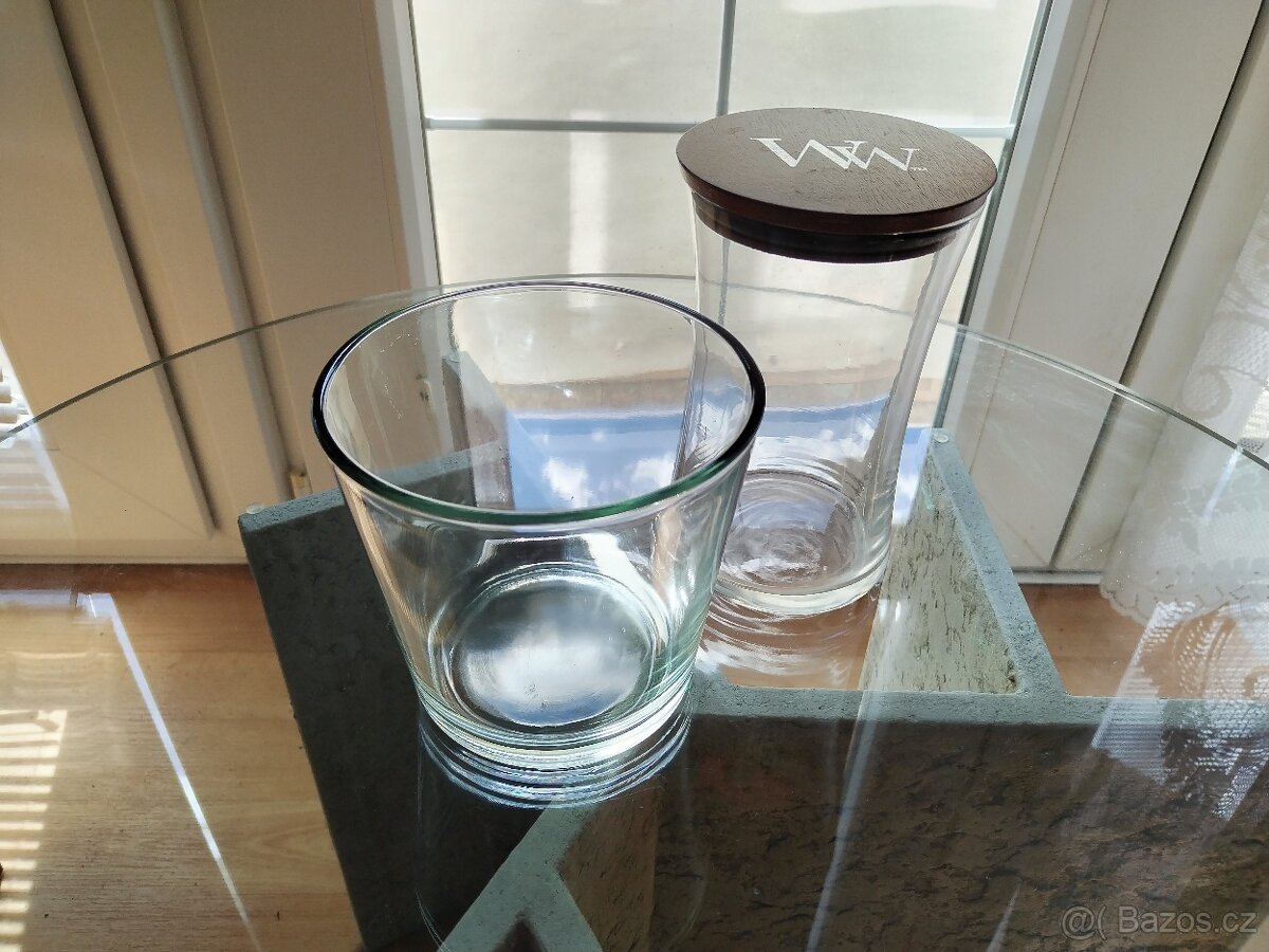 Skleněná nádoba 2x - 2