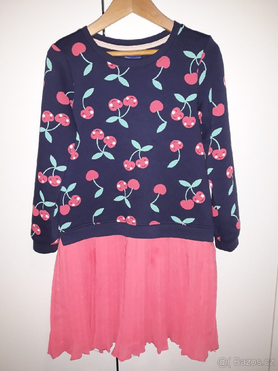 Mikinové šaty a župan vel. 110 - 116 - 2