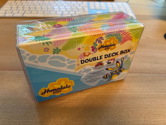 Pokemon Worlds Hawaii 2024 Double deck box Pikachu - 2