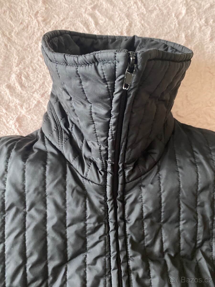 Dámská přechodová bunda podzim-zima-jaro černá - 2