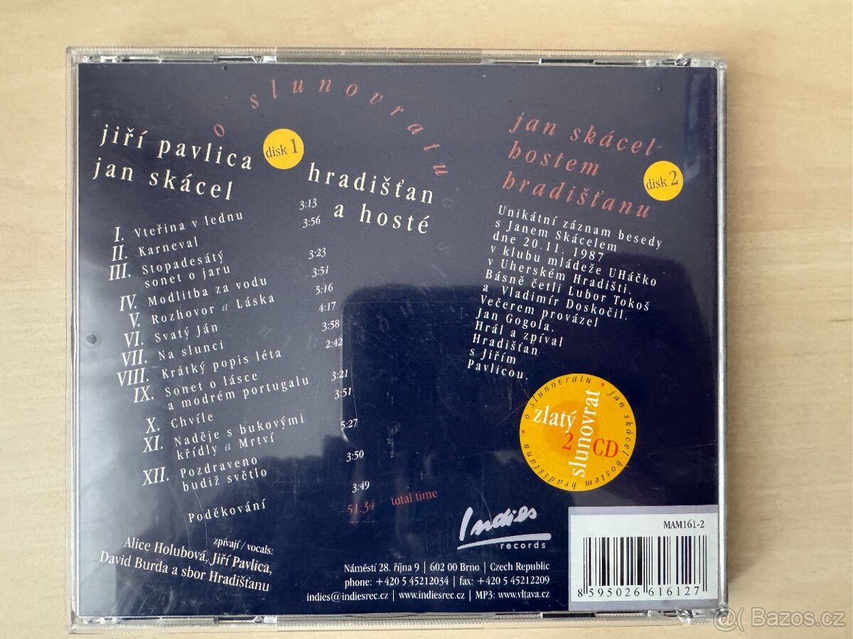 Jiří Pavlica a Hradišťan - O slunovratu (CD) - 2