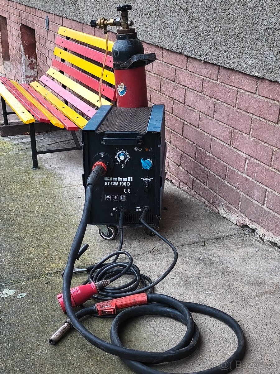 Prodám co2 svářečku EINHELL BT-GW 190 D.(MAX 190 A) + BOMBA - 2