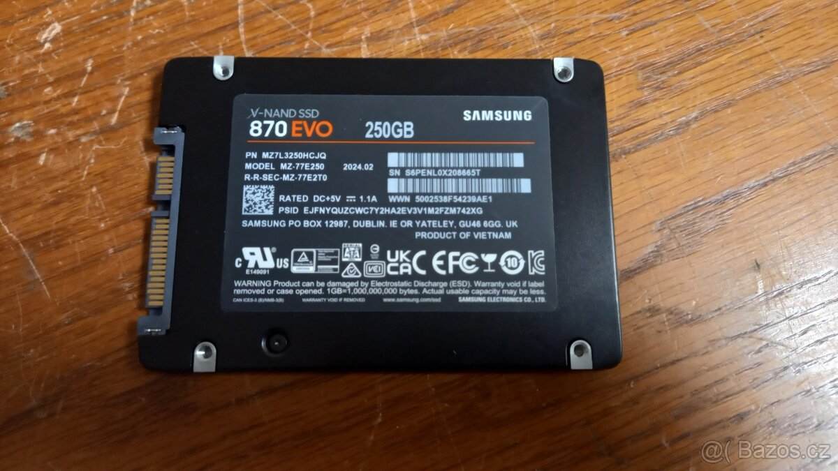 SSD Samsung 870 EVO 250GB - 2