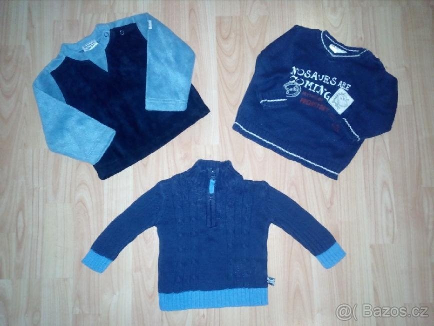 Set svetry, body, trička a dupačky vel.74-80 - 2