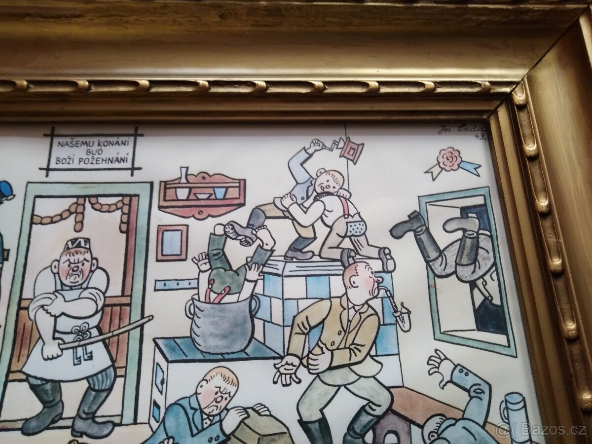 Josef Lada - HOSPODSKÁ RVAČKA - 2