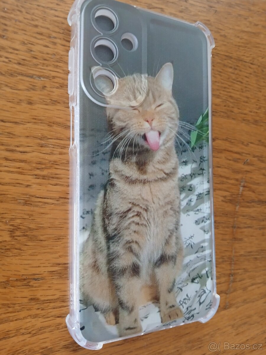 Samsung Galaxy A15, original obal, kryt, kočka - 2