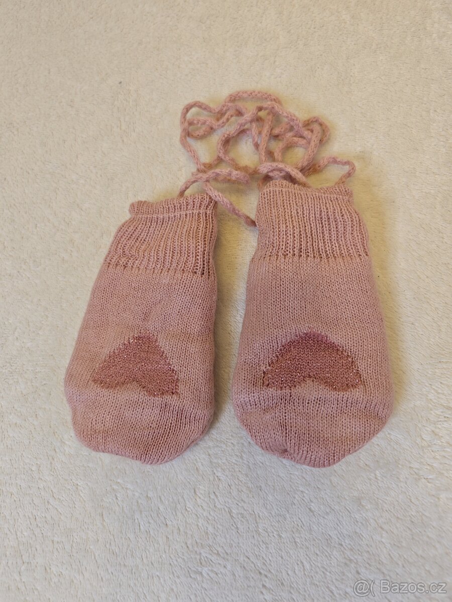 Pletené rukavice pro miminka - 2