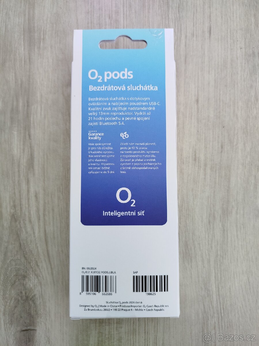 Bezdrátová sluchátka O2 pods - 2