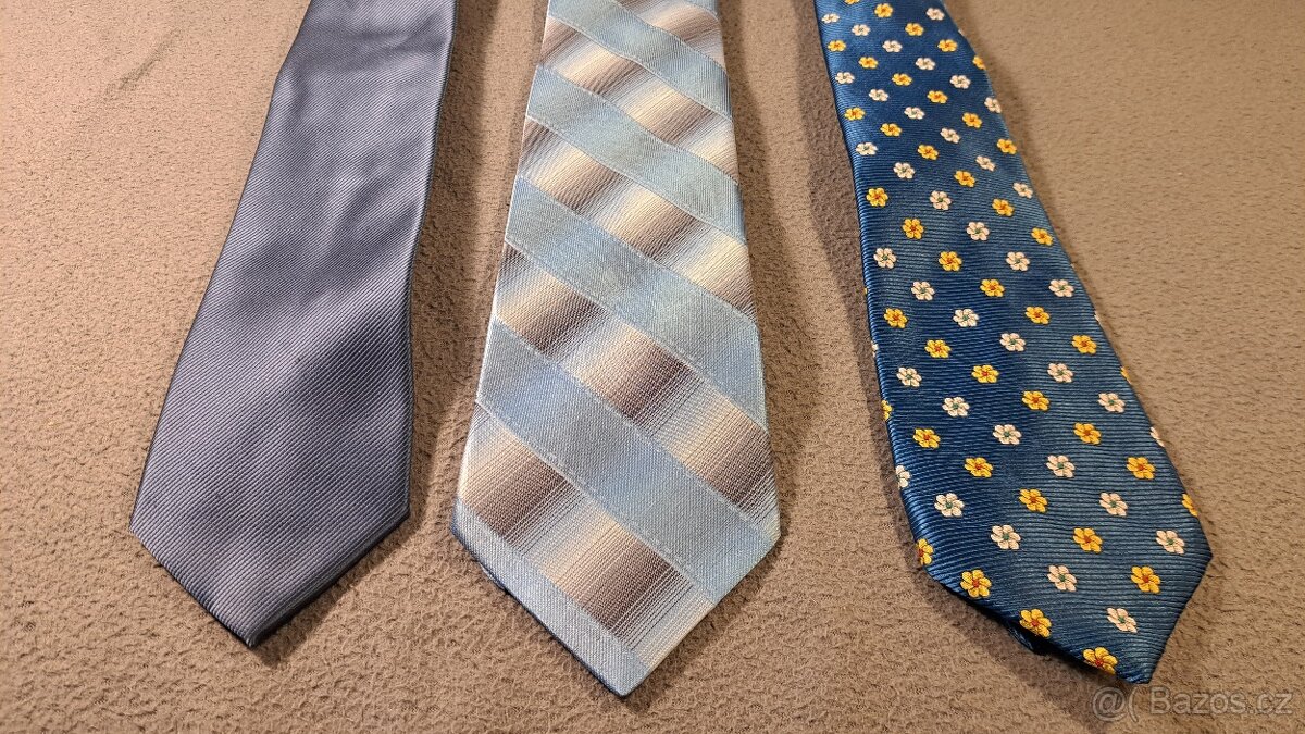 Kravaty - modré - 2
