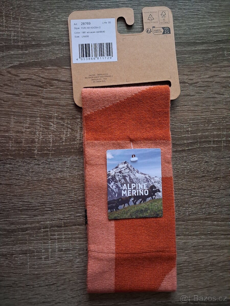 Zimná čelenka Salewa merino uni - 2