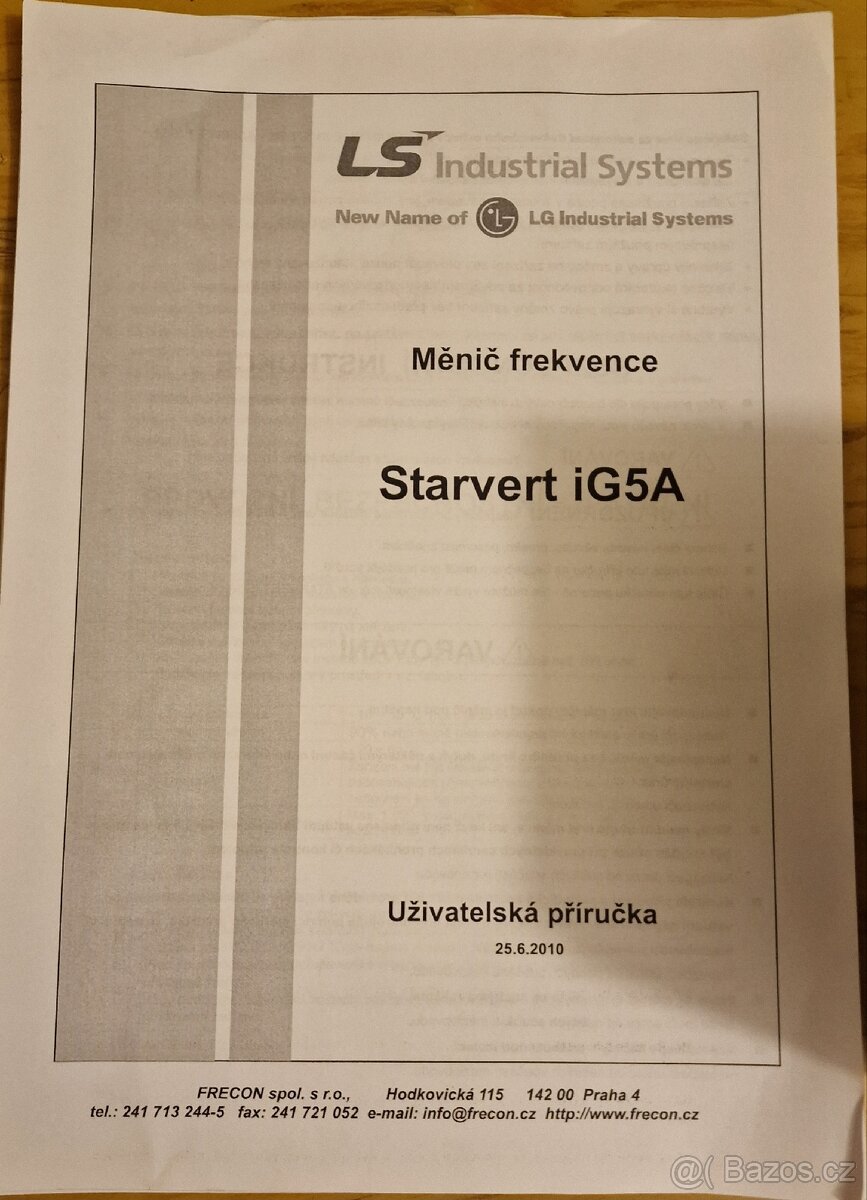 Frekvenční měnič 2,2kw 3x380V - 2