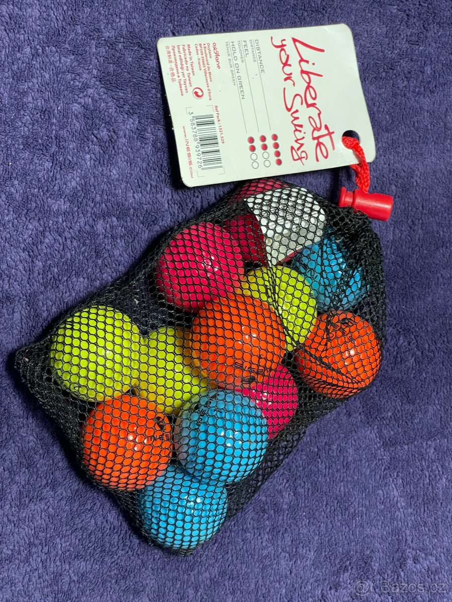 Nepoužité golfové míčky Inesis – 12 kusů - 2