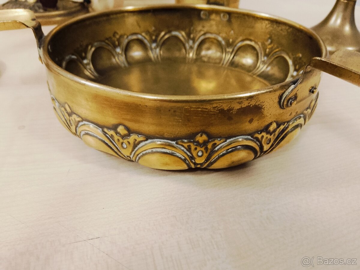 Mosazné staré dekorace - 2