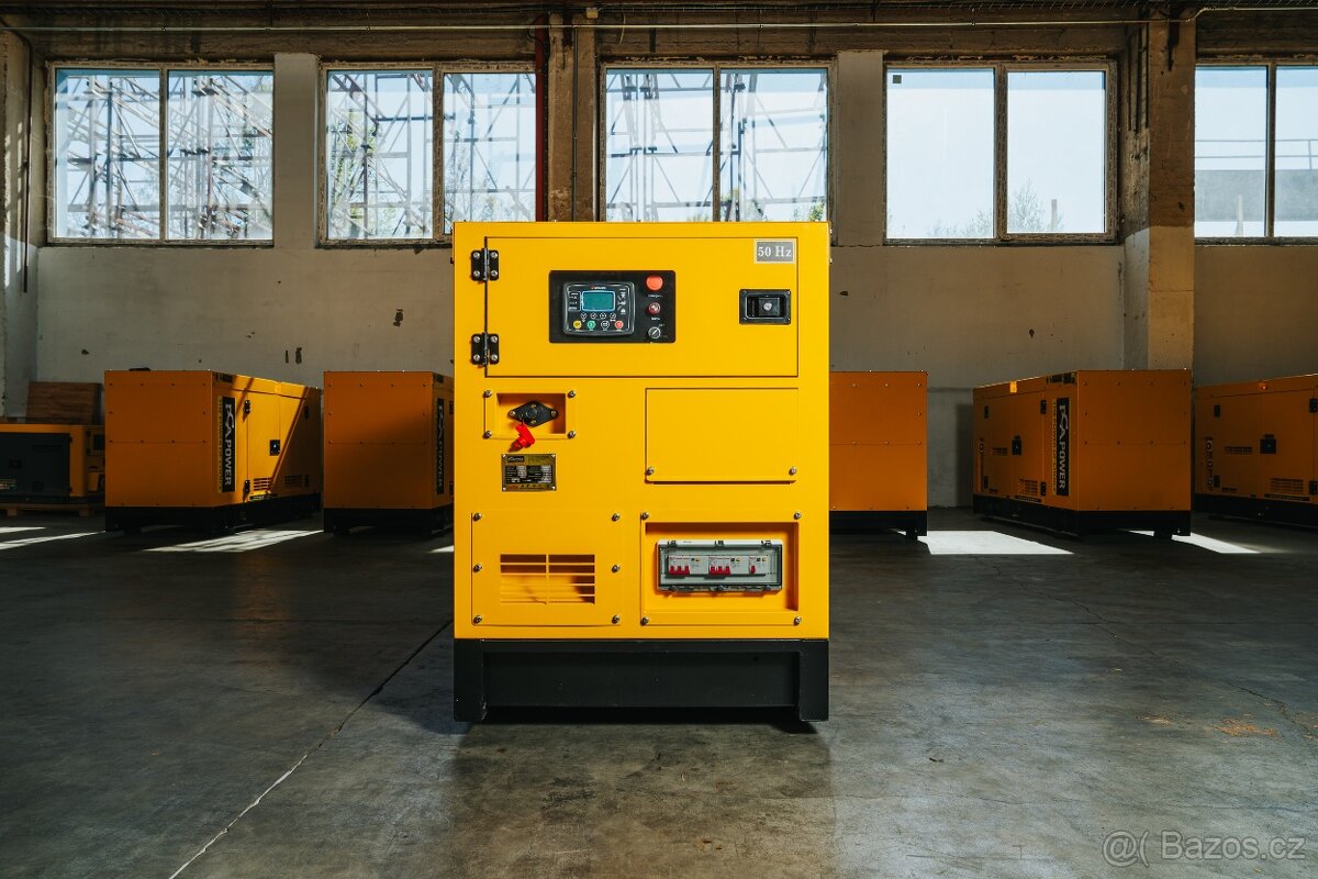 Naftová elektrocentrála PCA POWER PDE-44 kVA s ATS. - 2