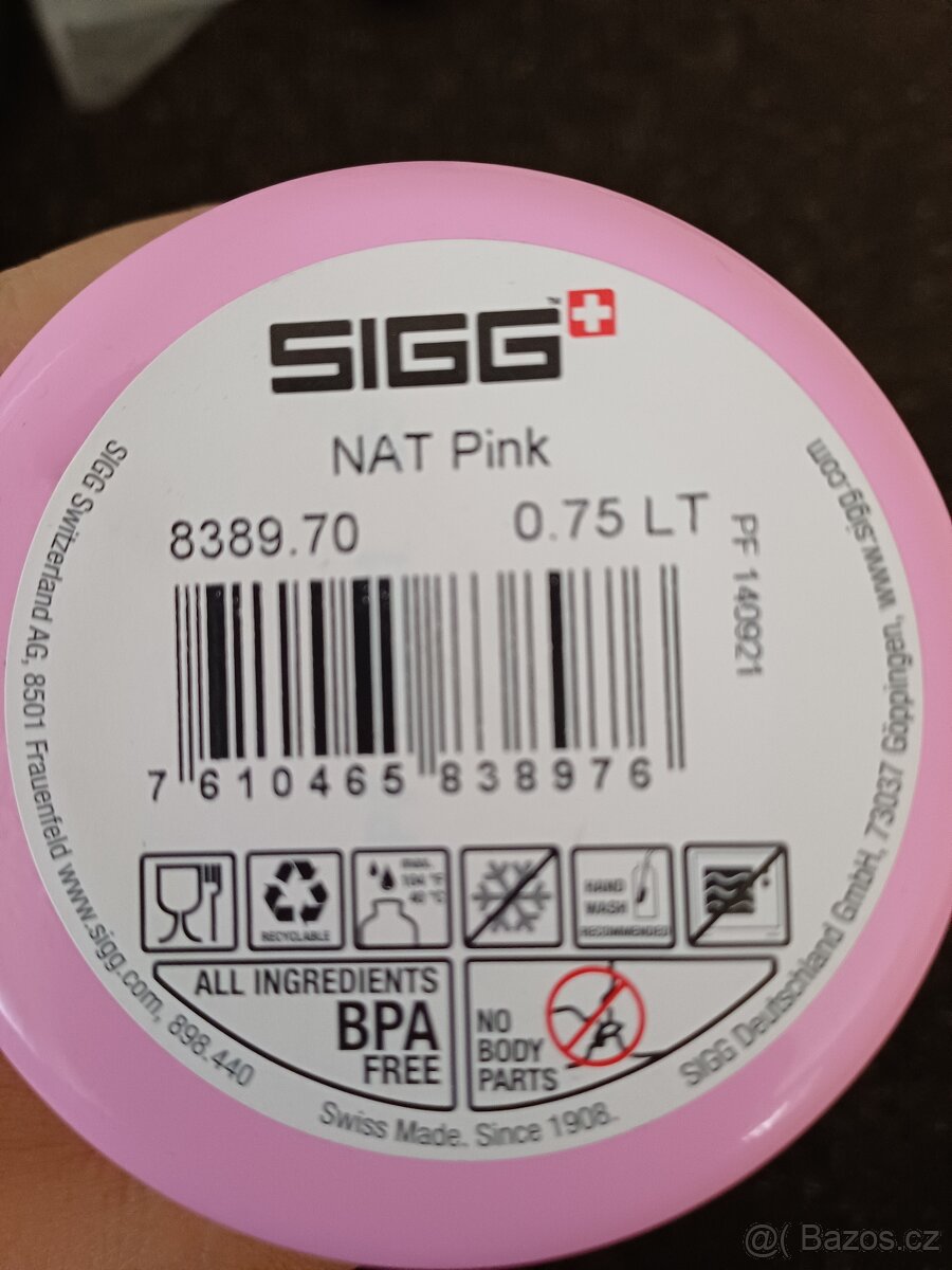 Sigg růžová lahev Active top 0,75 l - 2