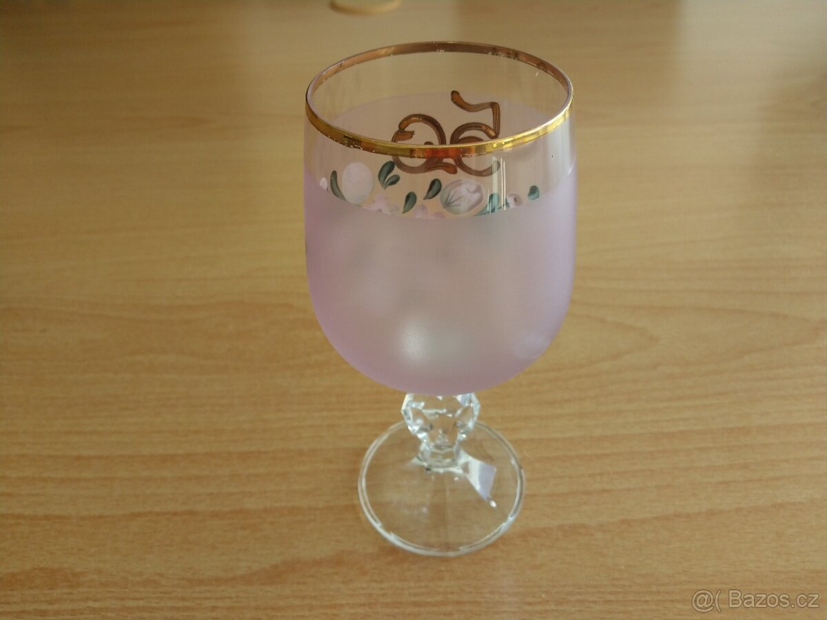 Sklenička 50 narozeniny výročí - 2