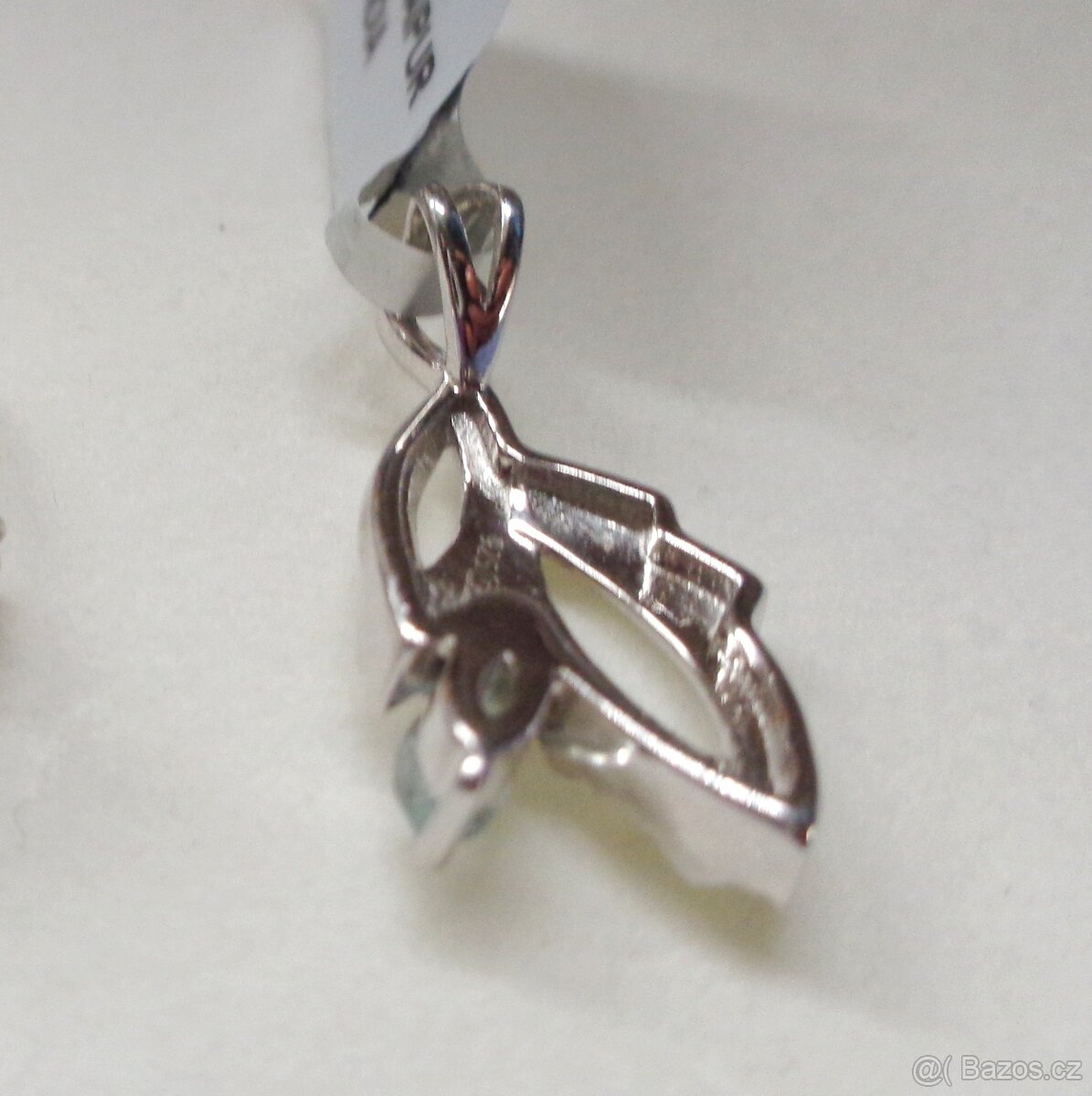 Ag přívěsek s modrým topazem - 2