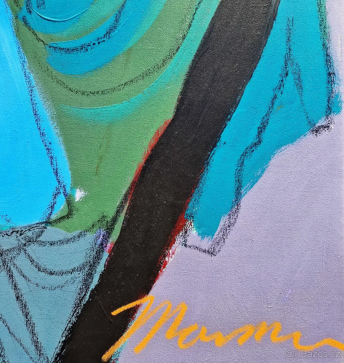 ISAAC MAIMON - Tea Time 1 (Unikat - olejomalba) figurativne - 2