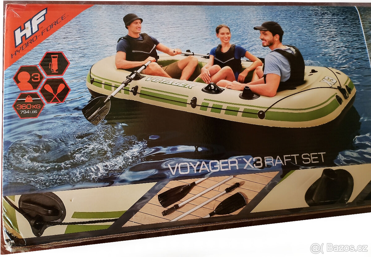 Nafukovací ČLUN VOYAGER X3 RAFT SET - 2