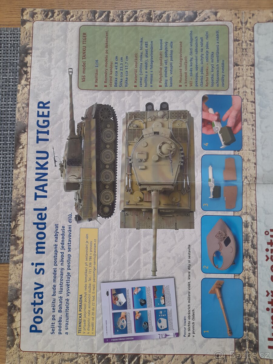 Tank Tiger 1:16, statický - 2