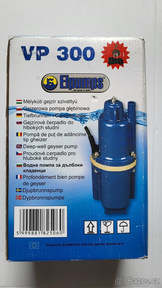 Čerpadlo ELPUMPS VP 300 - 2