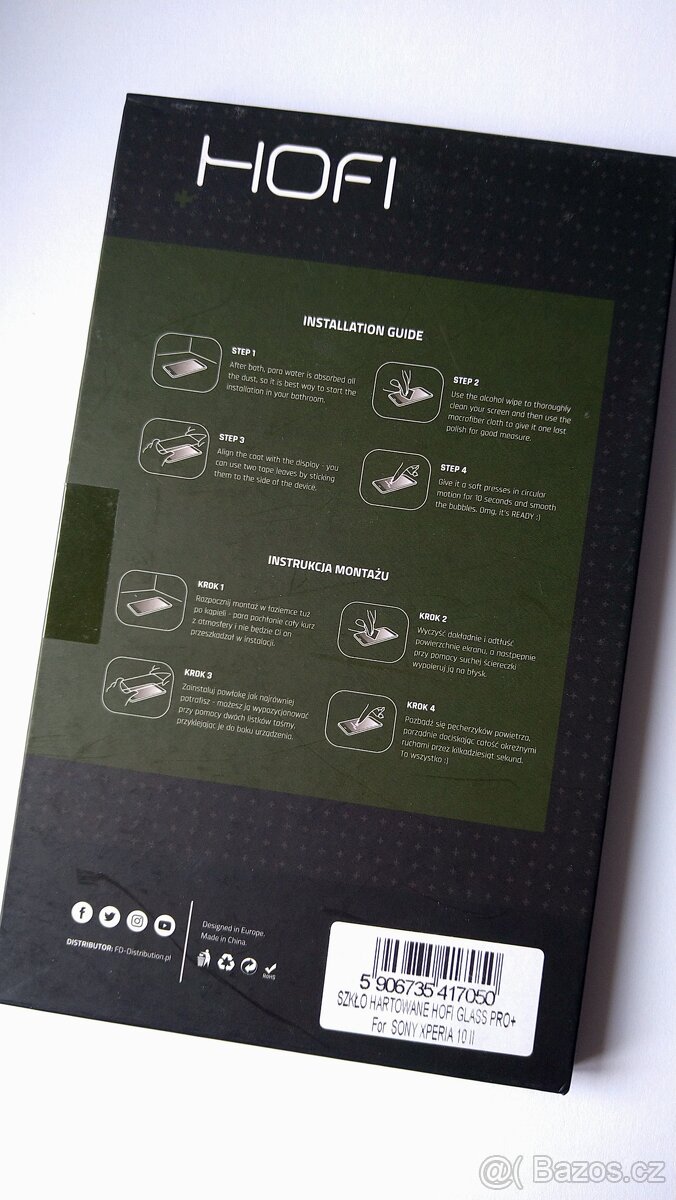 Ochranné sklo na Sony Xperia II - 2