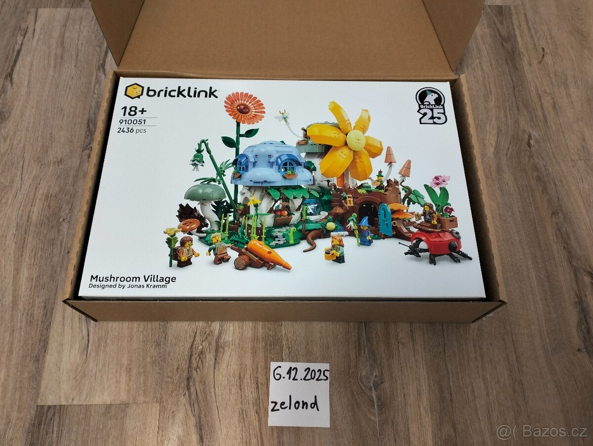 LEGO Bricklink 910037 Houbový domek + 910051 Houbová Vesnice - 2