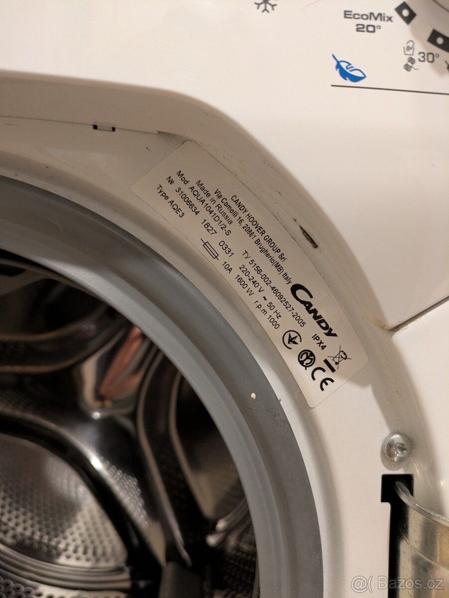 Slim pračka (4kg) Candy Aqua 1041 D1/2-S - 2