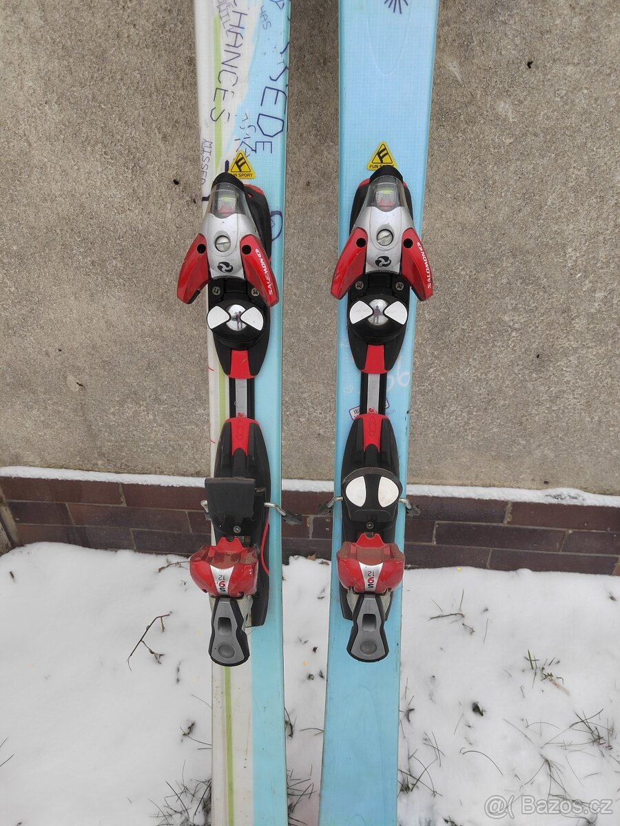 Prodám freeride lyže Salomon 160 cm - 2